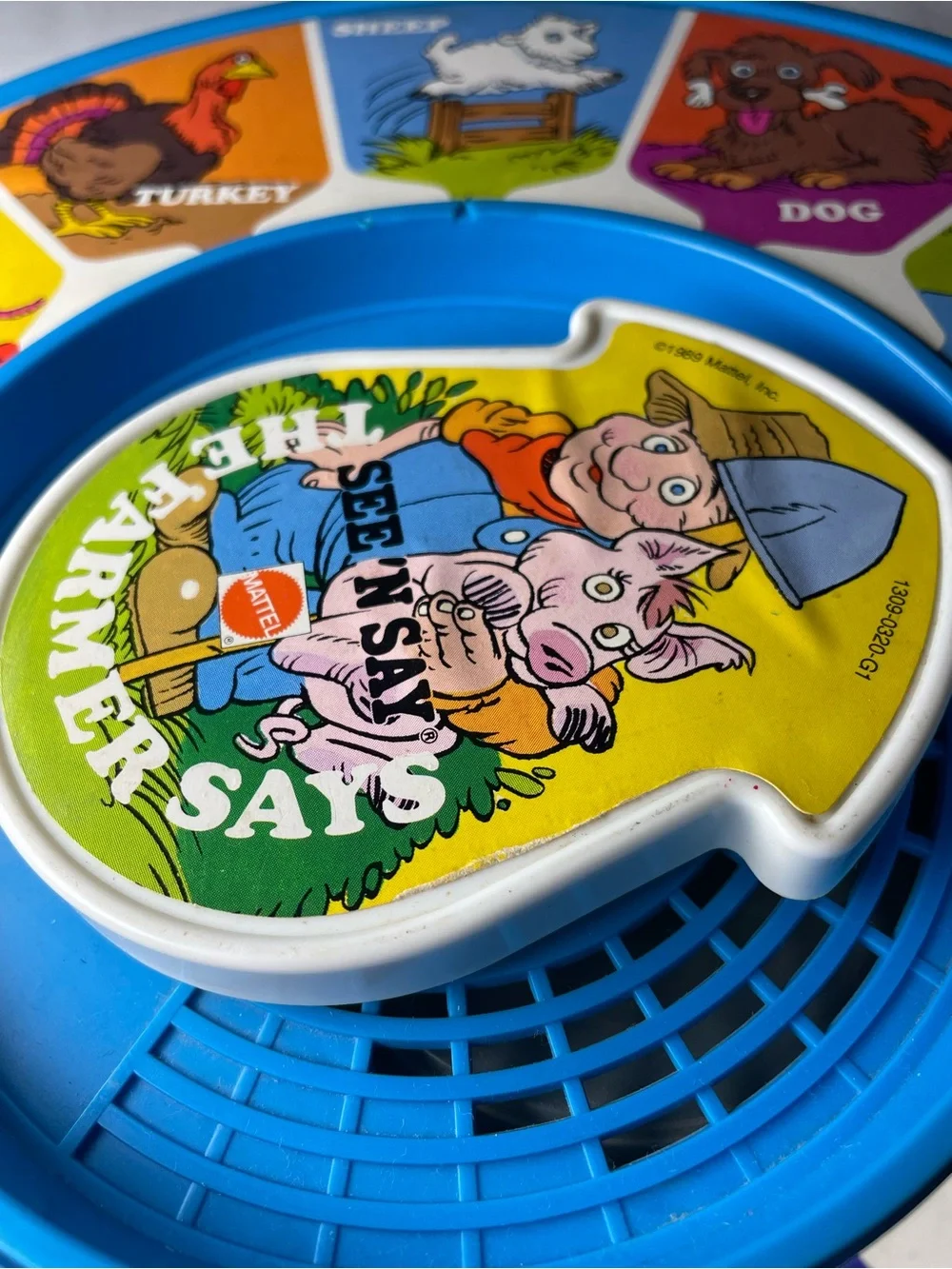 Vintage 1989 Mattel See ’N Say The Farmer Says Talking Farm Animal Toy